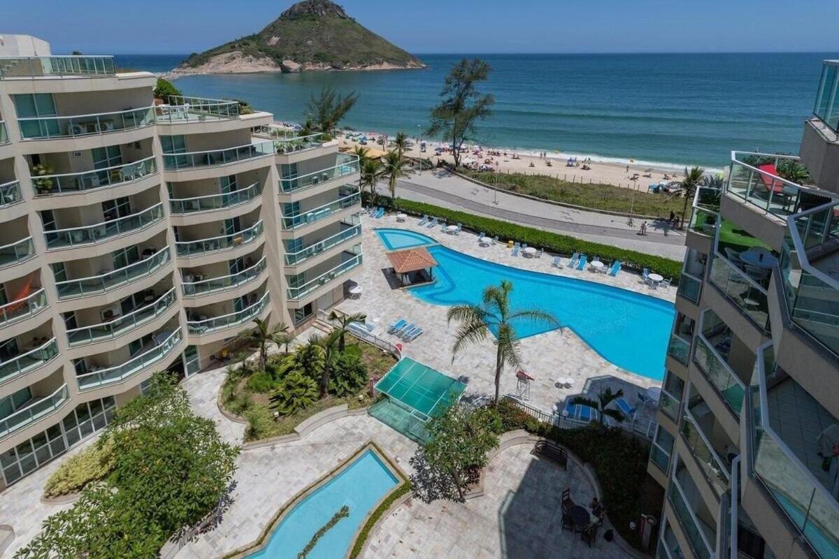 ריו דה ז'ניירו Apart Hotel A Beira Mar Na Praia Do Recreio מראה חיצוני תמונה