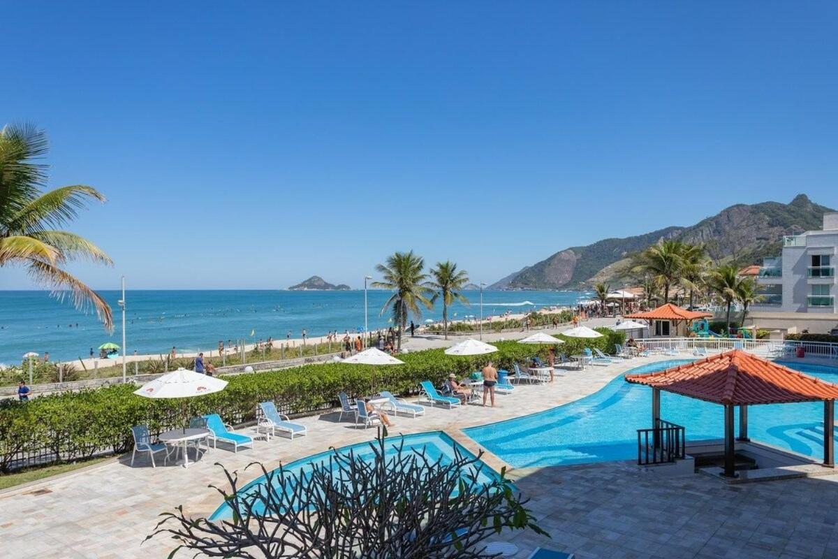 ריו דה ז'ניירו Apart Hotel A Beira Mar Na Praia Do Recreio מראה חיצוני תמונה